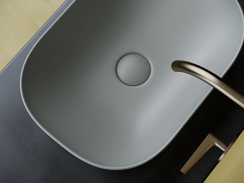 Раковина накладная Ceramica Nova Element CN6009MH антрацит матовый купить в интернет-магазине Sanbest