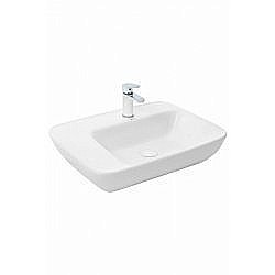 Раковина накладная WeltWasser WW ELBACH 1004 58 белая купить в интернет-магазине Sanbest