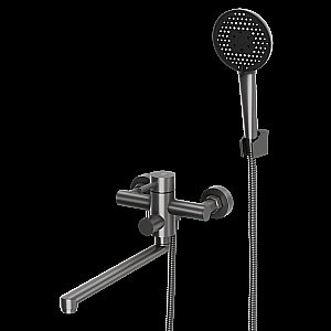 Смеситель для ванны Rush Melos SUS1101-51Grey графит купить в интернет-магазине сантехники Sanbest