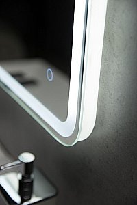 Зеркало BelBagno SPC-MAR-600-600-LED-BTN в ванную от интернет-магазине сантехники Sanbest