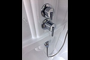 Душевая кабина Royal Bath RB8120BP1-T 120x80 профиль сатин/стекло прозрачное купить в интернет-магазине Sanbest