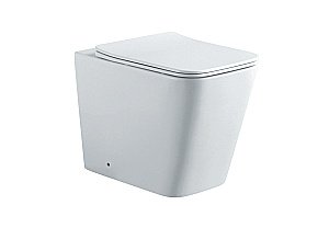 Унитаз приставной Aquatek Либра New AQ1908N-00 белый, с крышкой микролифт, безободковый купить в интернет-магазине Sanbest