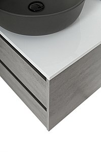 Тумба с раковиной и столешницей BelBagno KRAFT 70 Cemento Grigio для ванной в интернет-магазине Sanbest