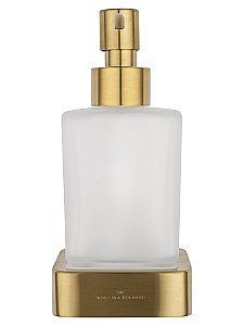 Дозатор мыла WONZON & WOGHAND LOTTE, Брашированное золото (WW-8333-BG) купить в интернет-магазине сантехники Sanbest