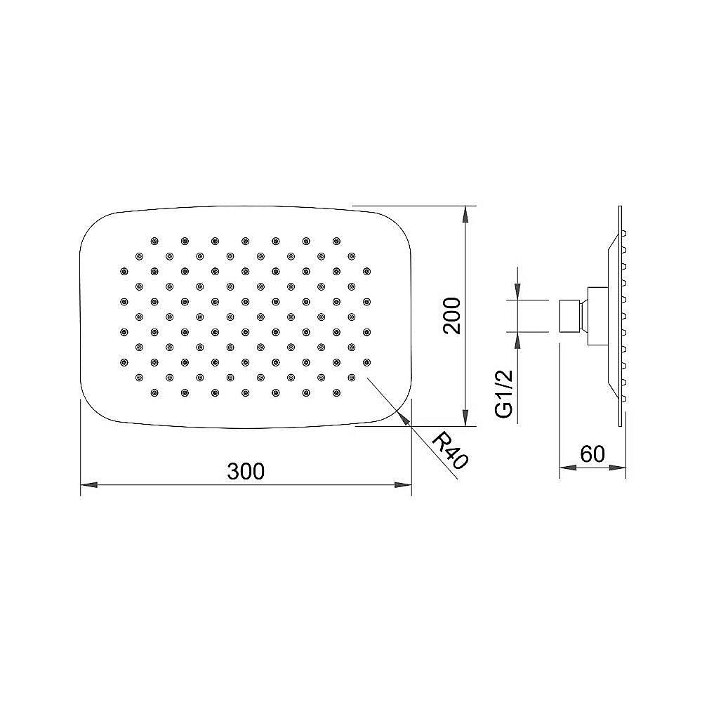 Душевая система Berges VENTAS 3O 73010 черная купить в интернет-магазине сантехники Sanbest