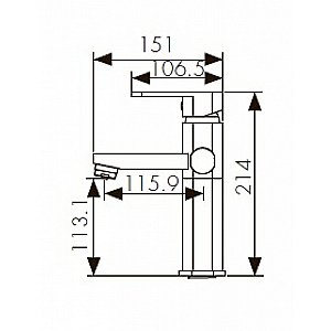 Смеситель для раковины Kaiser Sonat 34711 купить в интернет-магазине сантехники Sanbest