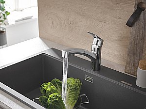 Смеситель для кухни Grohe Eurosmart 30305001 хром купить в интернет-магазине сантехники Sanbest