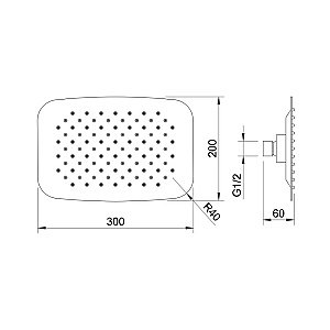 Душевая система Berges VENTAS 3O 73010 черная купить в интернет-магазине сантехники Sanbest