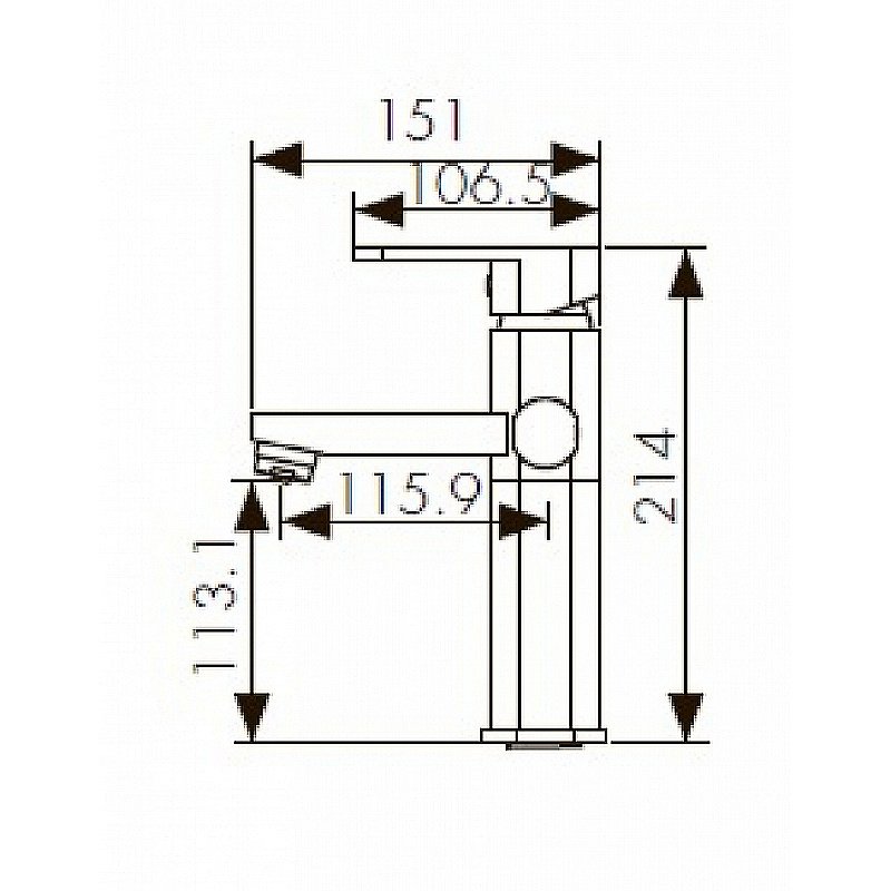 Смеситель для раковины Kaiser Sonat 34711 купить в интернет-магазине сантехники Sanbest