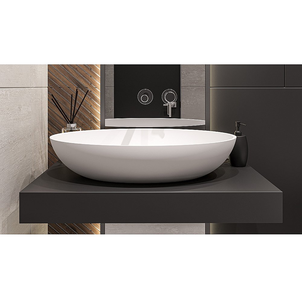 Раковина накладная WhiteCross CITRINE 60 0717.060040.200 белая матовая купить в интернет-магазине Sanbest