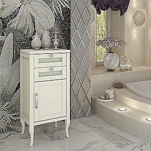 Комод Опадирис Мираж 44 слоновая кость для ванной в интернет-магазине сантехники Sanbest