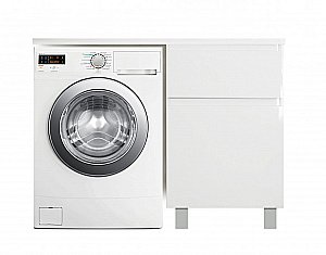 Тумба с раковиной напольная Эстет Даллас 120 с 2 ящиками правая для ванной в интернет-магазине Sanbest