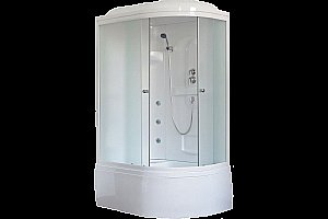 Душевая кабина Royal Bath RB8120BK2-M 120x80 профиль белый/стекло матовое купить в интернет-магазине Sanbest
