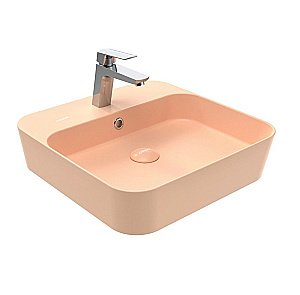 Накладная раковина CREAVIT Loop 45 LP046-00ST00E-0000 персиковый матовый купить в интернет-магазине Sanbest