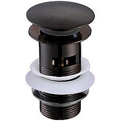 Донный клапан Aquatek AQ6001MB черный матовый купить в интернет-магазине сантехники Sanbest