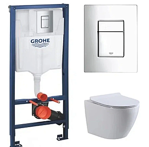 Комплект унитаз  с инсталляцией beWash GRH772003480 купить в интернет-магазине Sanbest