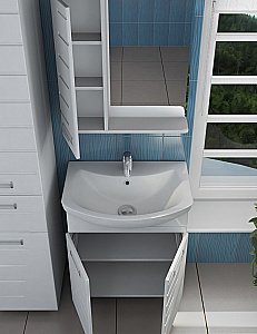 Зеркало со шкафом VIGO Diana 8-600 в ванную от интернет-магазине сантехники Sanbest