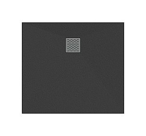 Душевой поддон Good Door Essentia 80х80 ЛП00319 черный купить в интернет-магазине Sanbest