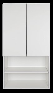 Шкаф подвесной Misty Амур 60 Э-Ам08060-012 белый для ванной в интернет-магазине сантехники Sanbest