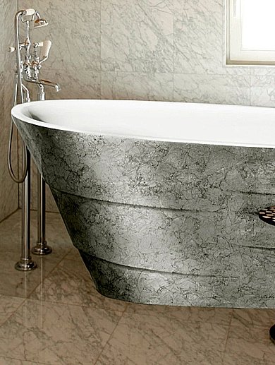 Ванна акриловая Lagard Auguste lgd-agst-ts 170х75 белая,серебро купить в интернет-магазине Sanbest