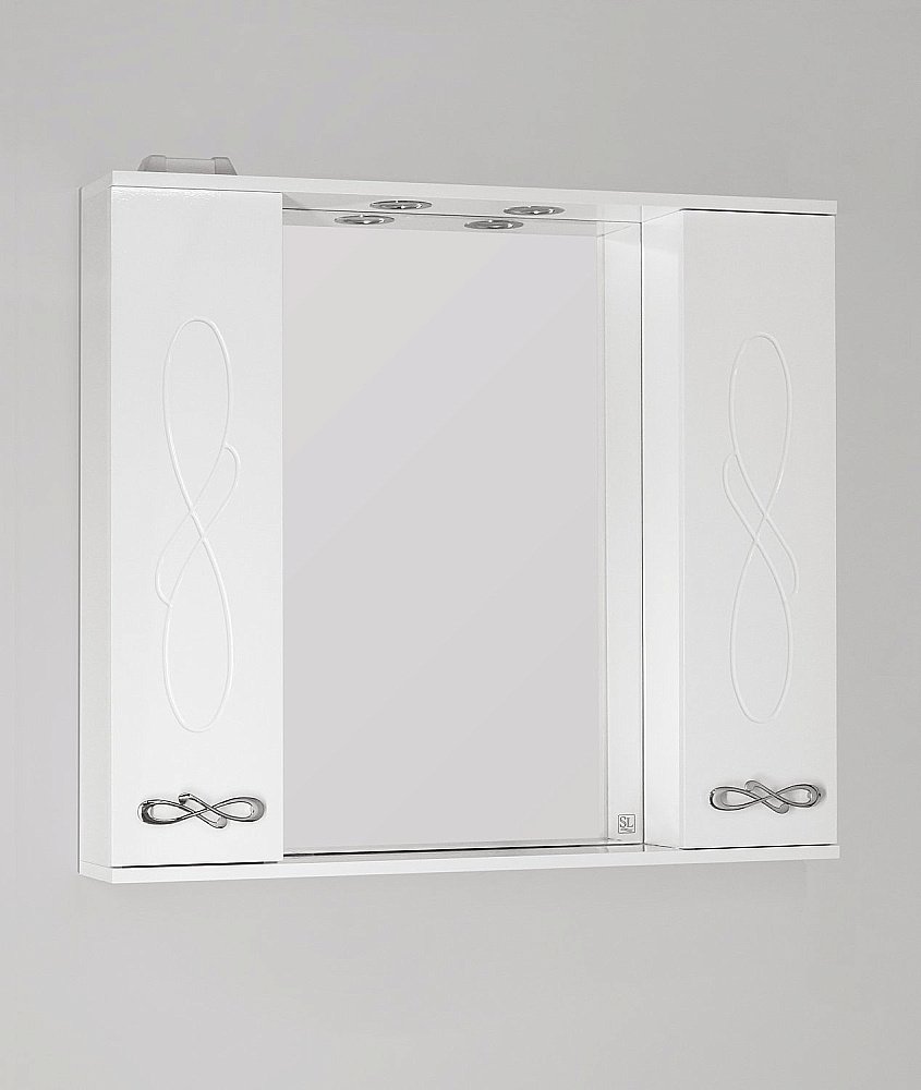 Зеркало со шкафом Style Line Венеция 90/С в ванную от интернет-магазине сантехники Sanbest