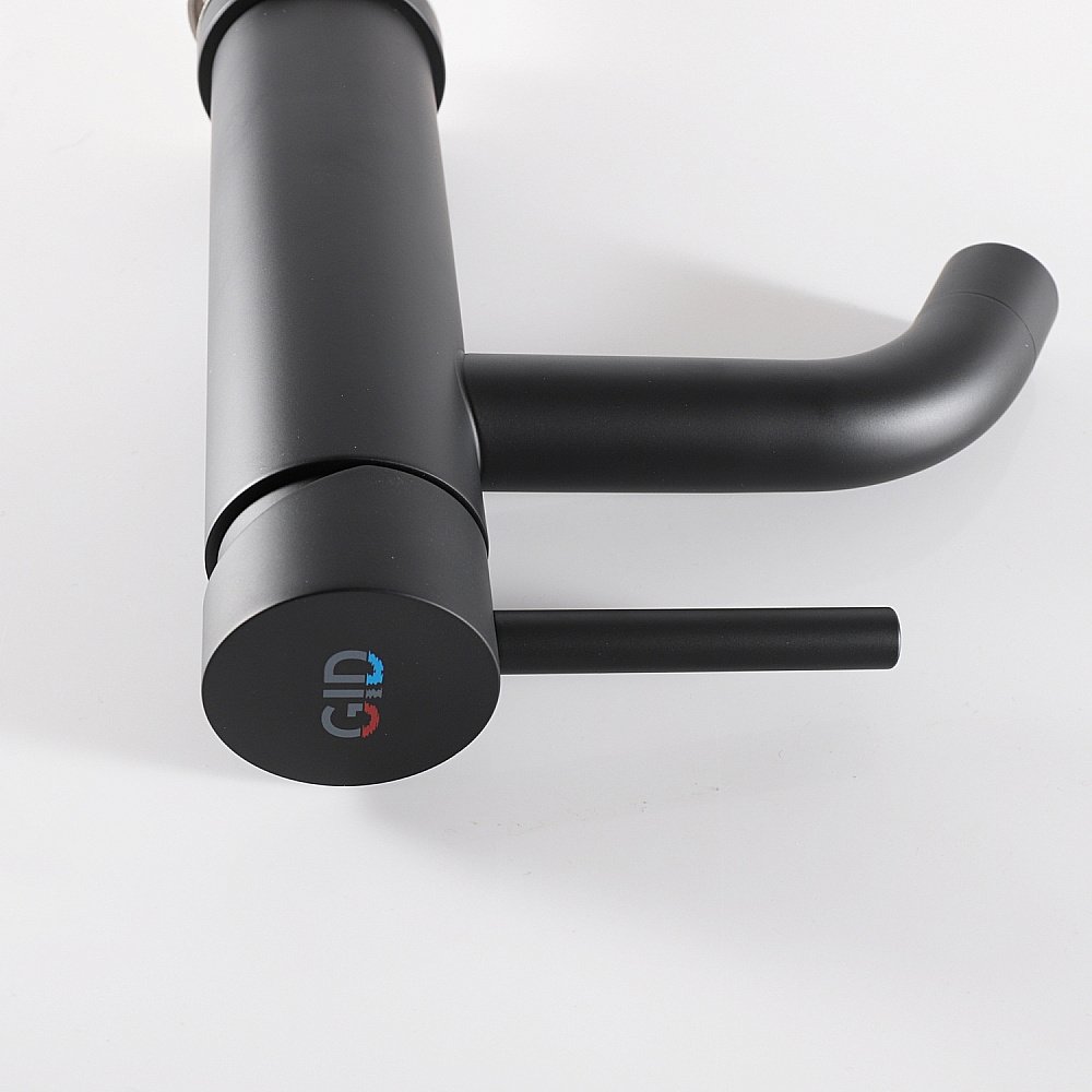 Смеситель для раковины Gid Inga SS096-BM-K черный матовый купить в интернет-магазине сантехники Sanbest