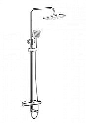 Душевая система Orange Thermo T02S4-911cr хром купить в интернет-магазине сантехники Sanbest