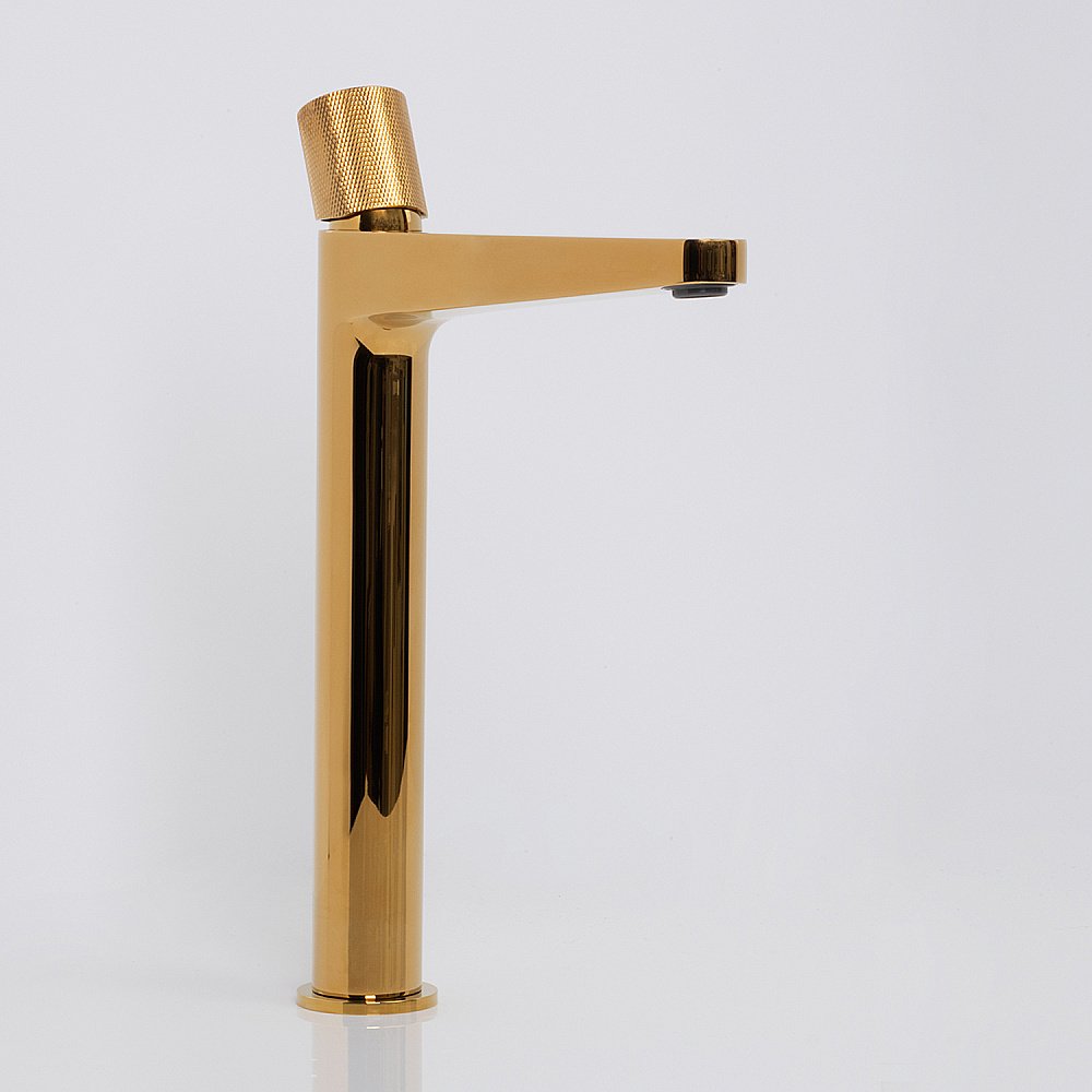 Смеситель для раковины WasserKRAFT Ems 7600 7603H золото купить в интернет-магазине сантехники Sanbest