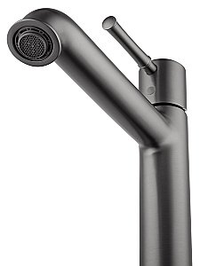 Смеситель для раковины высокий WONZON & WOGHAND TOR, Темный графит (WW-88019073-BGM) купить в интернет-магазине сантехники Sanbest