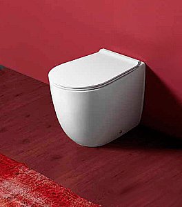 Унитаз приставной Simas Vignoni VI21 56х36,5 безободковый, белый купить в интернет-магазине Sanbest