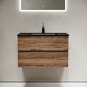 Тумба с раковиной Sancos Urban 80 UR80ECH дуб чарльстон для ванной в интернет-магазине Sanbest