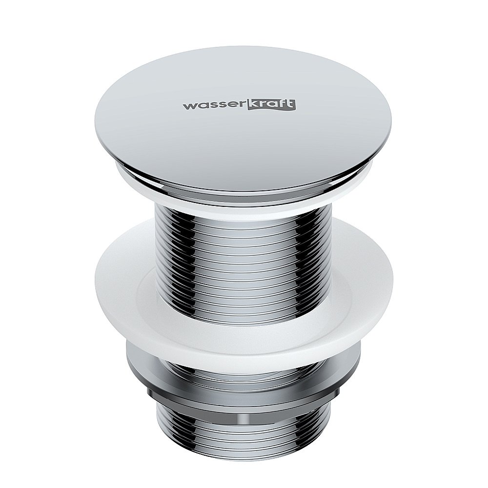 Донный клапан для раковины WasserKraft A244 хром купить в интернет-магазине сантехники Sanbest