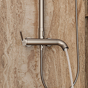 Душевая система Elghansa RADIANT XQ 2347281-2R-Gun оружейная сталь матовая купить в интернет-магазине сантехники Sanbest