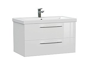 Мебель для ванной подвесная Cersanit LARA 80 белая для ванной в интернет-магазине Sanbest