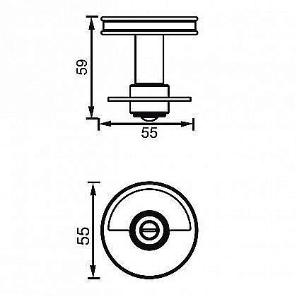 Крючок Aquanet 6382 купить в интернет-магазине сантехники Sanbest