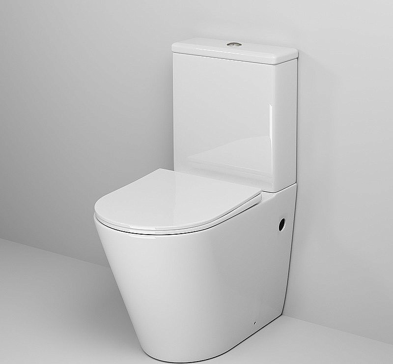 Унитаз Grossman Color GR-4480S безободковый, с крышкой микролифт, с бачком, белый купить в интернет-магазине Sanbest