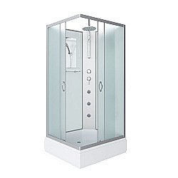 Душевая кабина Niagara Classic 330844QBKTG 100x80 с гидромассажем купить в интернет-магазине Sanbest