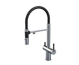 Смеситель для кухни Paulmark Gravity Gr213888-BS нержавеющая сталь купить в интернет-магазине сантехники Sanbest