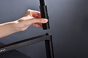 Смеситель для кухни Paulmark Tornado To213402-WH белый матовый купить в интернет-магазине сантехники Sanbest