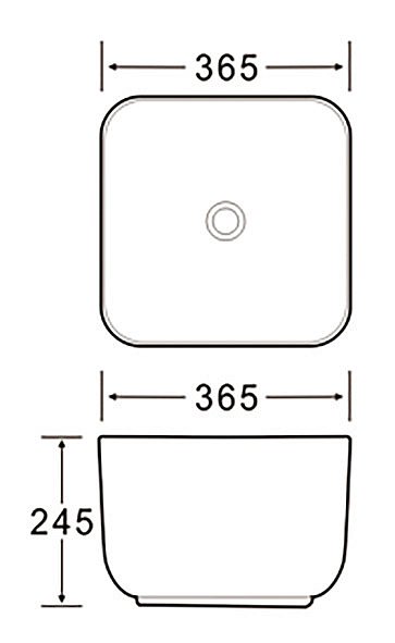 Раковина SantiLine 36,5 SL-1111 белая купить в интернет-магазине Sanbest