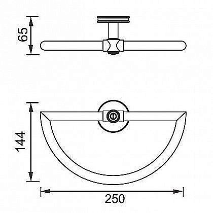 Полотенцедержатель-кольцо Aquanet 6380 купить в интернет-магазине сантехники Sanbest