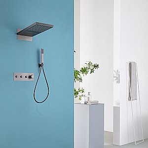 Душевая система Abber RUND AF8752NG никель купить в интернет-магазине сантехники Sanbest