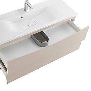 Тумба с раковиной Belbagno MARINO 120 подвесная Crema Opaco для ванной в интернет-магазине Sanbest