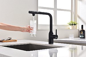 Смеситель для кухни Paulmark Viper Vi213105-AN антрацит купить в интернет-магазине сантехники Sanbest