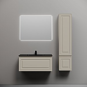 Тумба с раковиной Sancos Very 90 VR90CE бежевая матовая для ванной в интернет-магазине Sanbest