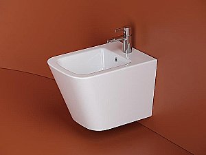 Биде подвесное Ceramica Nova Union CN4010 белое купить в интернет-магазине Sanbest