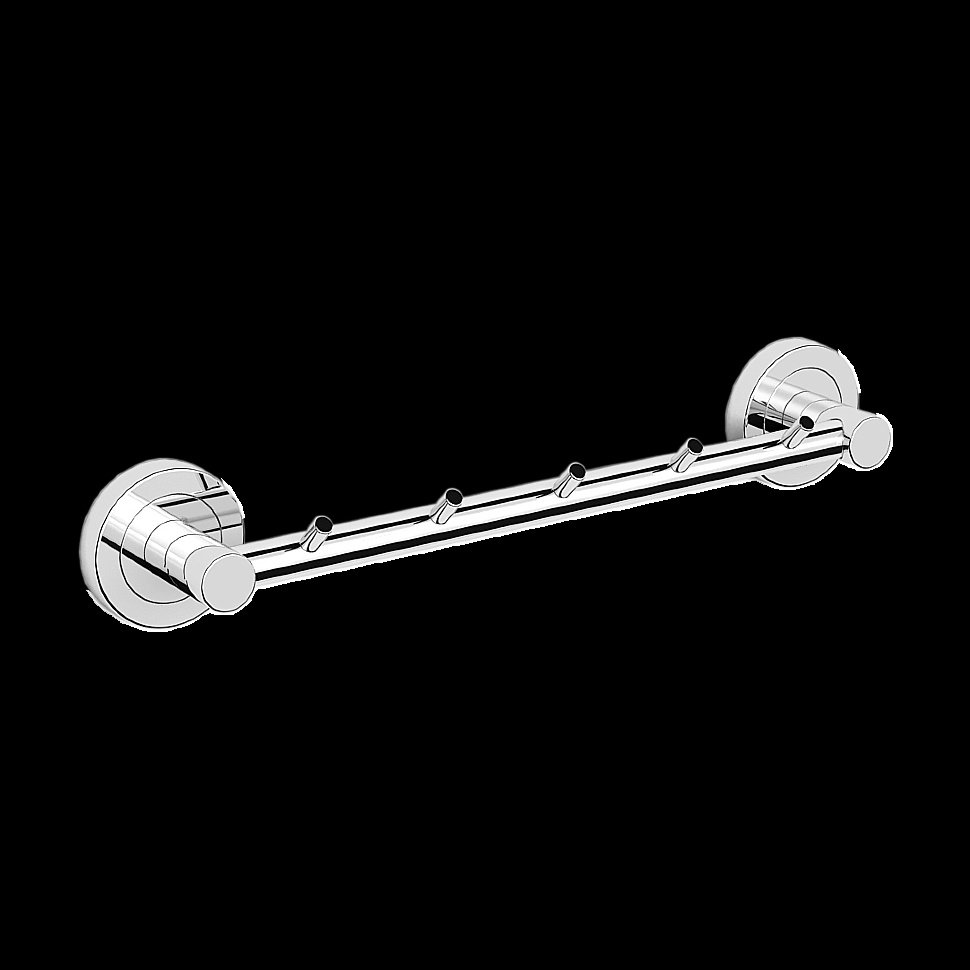 Планка с 5-ю крючками Langberger Burano 11035A купить в интернет-магазине сантехники Sanbest