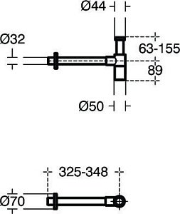 Сифон для раковины Ideal Standard Multisuite T4441XG купить в интернет-магазине сантехники Sanbest