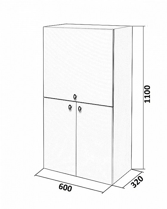 Шкаф Orange Смайл SM-60SR2 для ванной в интернет-магазине сантехники Sanbest