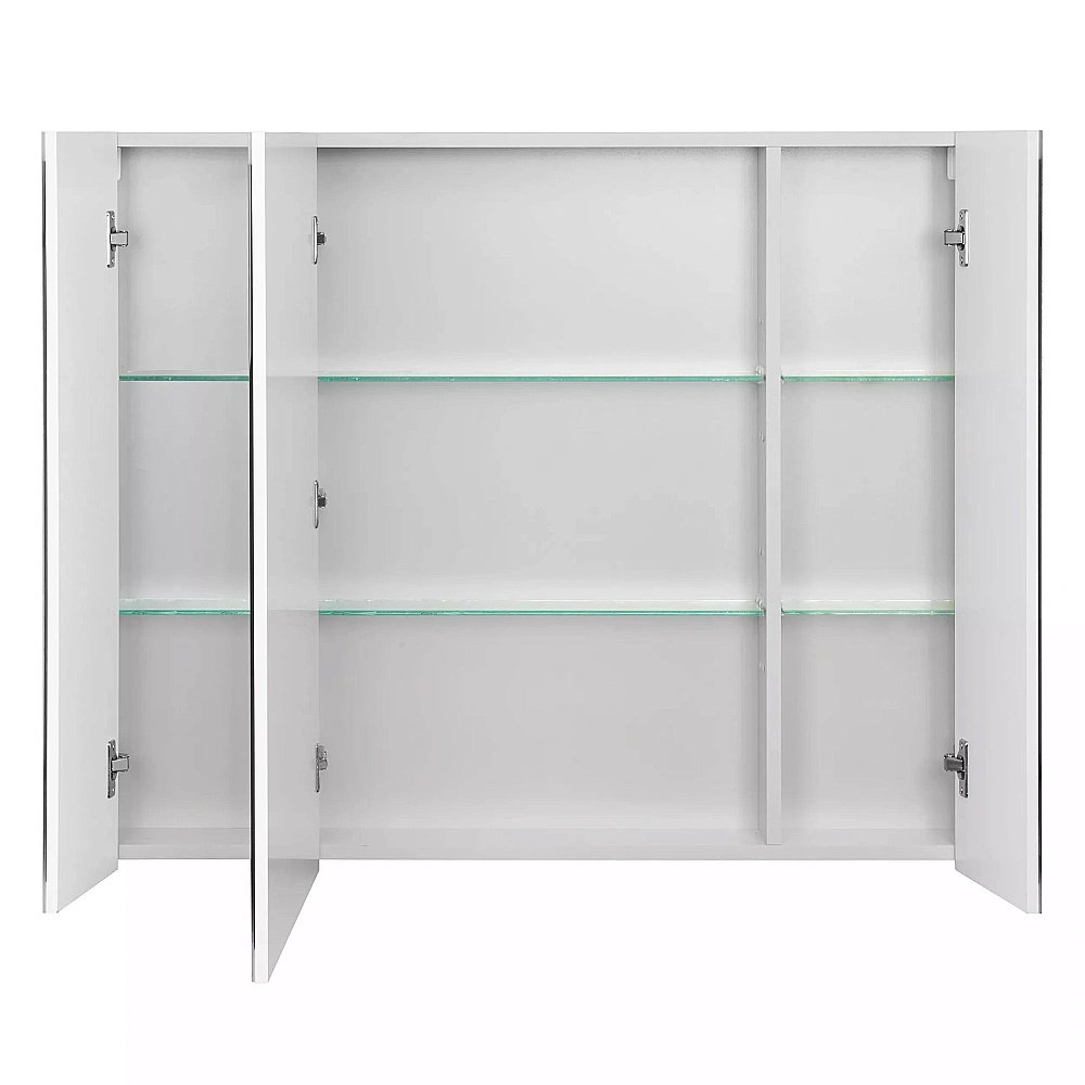 Зеркальный шкаф Акватон Нортон 100 белый купить в интернет-магазине сантехники Sanbest